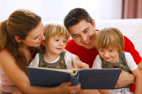 чтение книг -хорошая семейная традиция