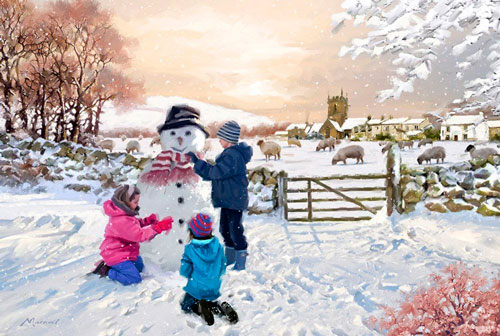 Стихи про снеговика для детей 5-7 лет