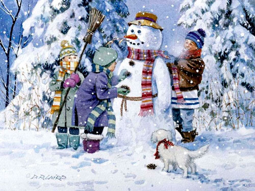 Стих про снеговика для детей 5-7 лет