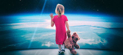 Короткие стихи про космос для детей 2-3 лет
