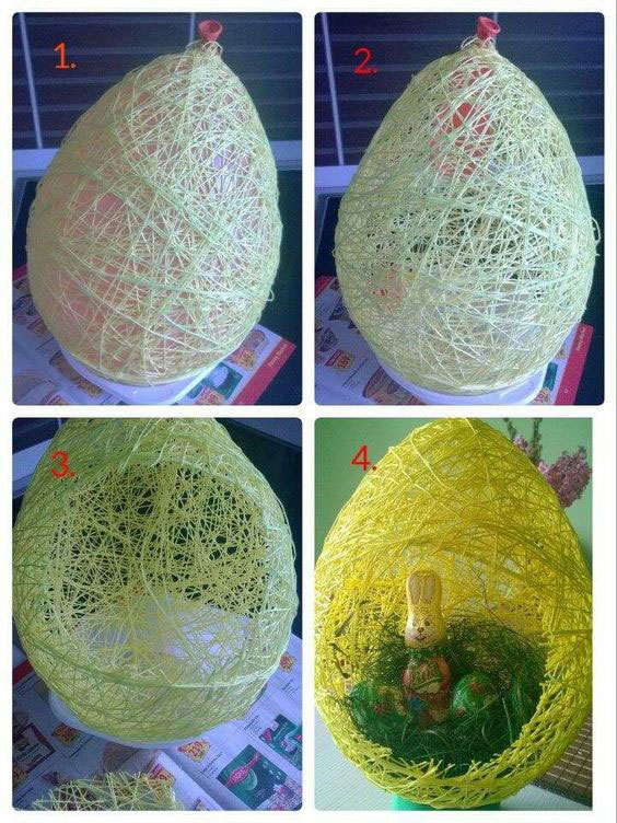 поделка яйцо на Пасху в детский сад фото пошагово 8