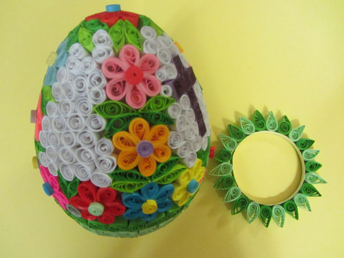 яйцо поделка на пасху в детский сад своими руками 1
