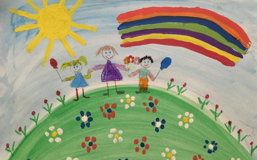 рисунки к дню защиты детей тема детство 7