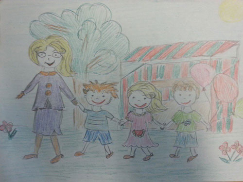рисунки к дню защиты детей тема детство 6