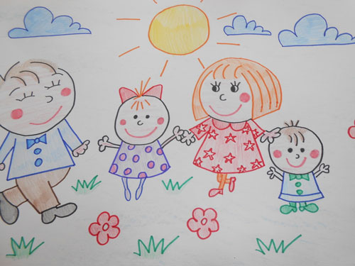 рисунок на тему день защиты детей для срисовки 9