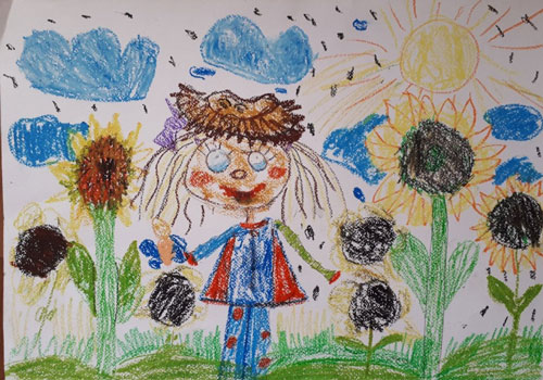 детские рисунки на тему день защиты детей 4