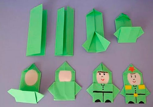 легкие поделки из бумаги для детей детского сада