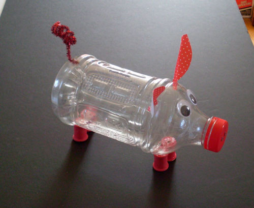 Простые поделки из пластиковых бутылок