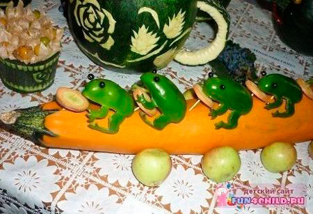 осенние поделки из овощей и фруктов своими руками для детского сада 2