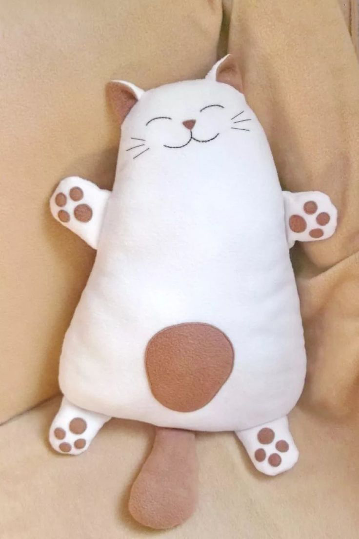 игрушка котик своими руками из ткани 5