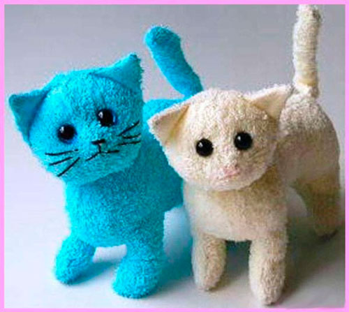 игрушка котик своими руками из ткани с выкройками