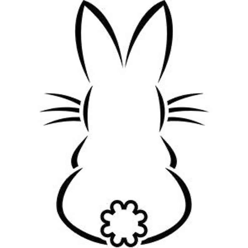 Вытынанки кролика шаблоны на Новый год 2023 в детский сад 7