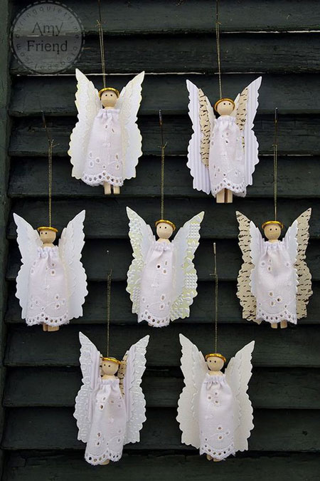 как сделать ангела своими руками в домашних условиях к Рождеству для детей 12