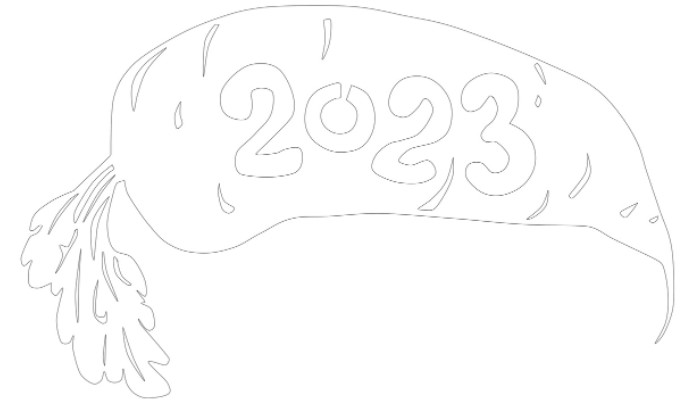 вытынанки кролика шаблоны на Новый год 2023 в школу распечатать и вырезать 8