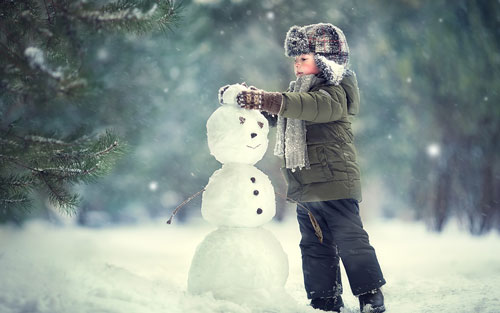 Короткие и красивые стихи про зиму для детей 2-3 лет