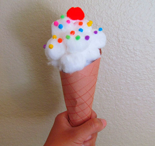 поделка мороженое своими руками в детском саду 2