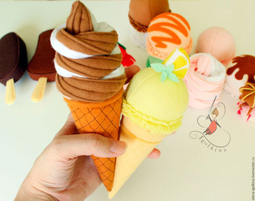 поделка мороженое своими руками в детском саду из бумаги 3