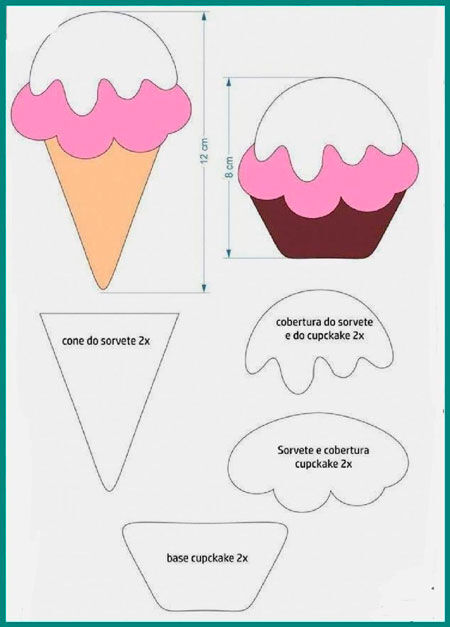 поделка мороженое своими руками в детском саду из бумаги 6