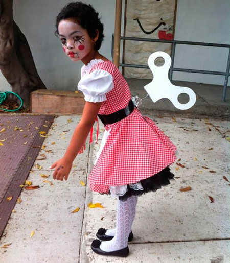хэллоуин костюм девочке своими руками поэтапно 8