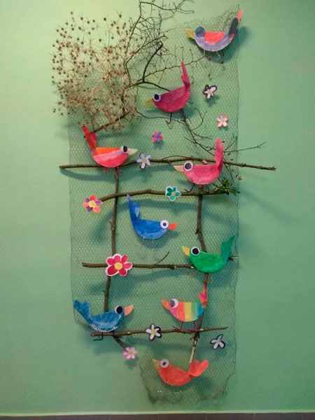 птицы поделки в детском саду 2