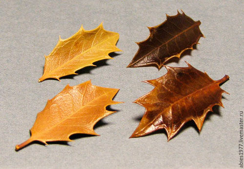 поделки из осенних листьев своими руками 4