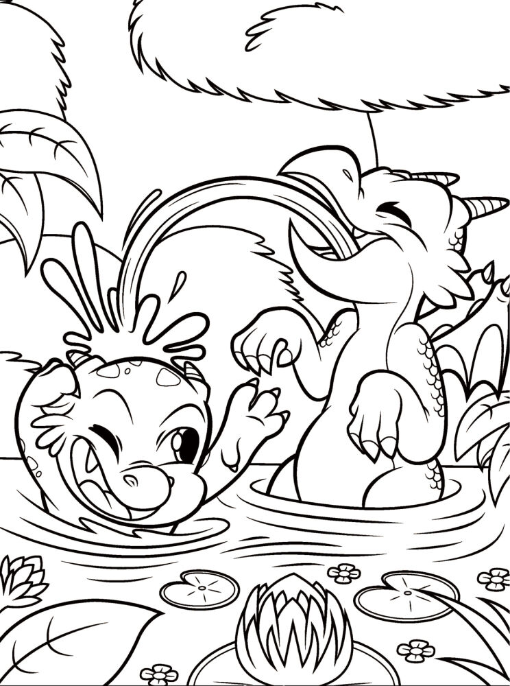 раскраска картинка дракон для детей распечатать бесплатно 9