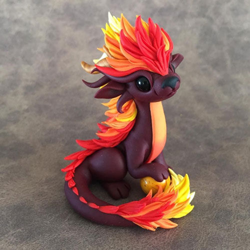 дракон из пластилина для детей