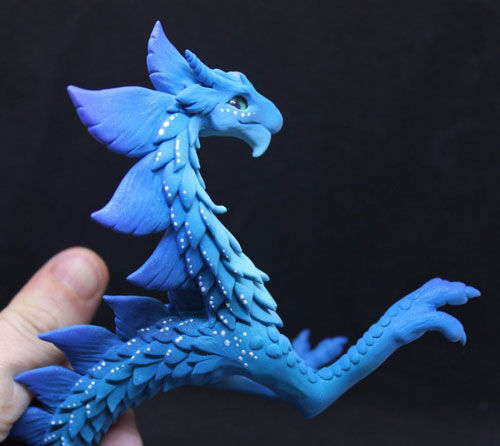 дракон из пластилина для детей 2