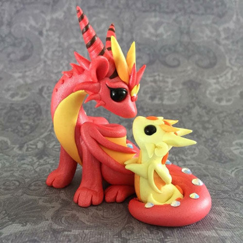 дракон из пластилина для детей 7