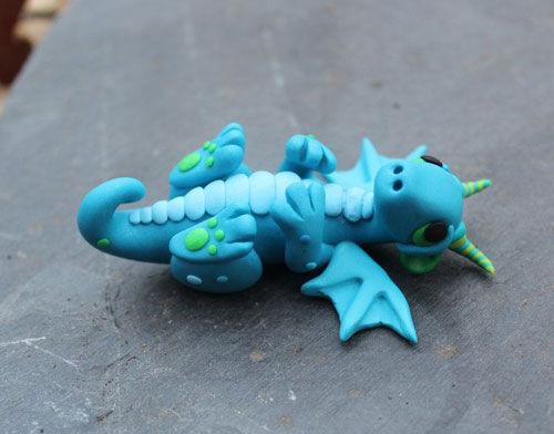 красивый дракон из пластилина для детей 4-5 лет 2